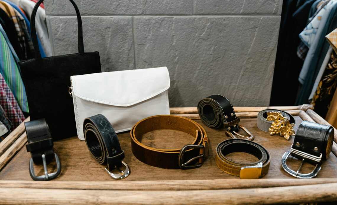 "Men's Coach Belts Essentials"