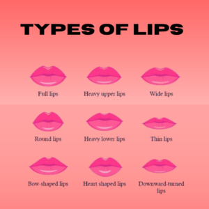 Embrace Different types of lips shapes.