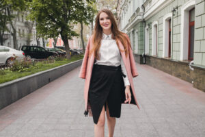 wear your pencil skirts with a formal corporate white blouse and a matching formal blazer.