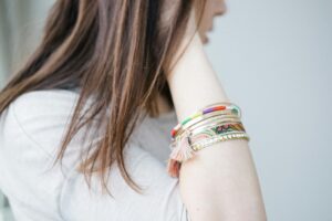 Get inspired with bracelet ideas that include tips for color coordination to create your own trendy pieces.